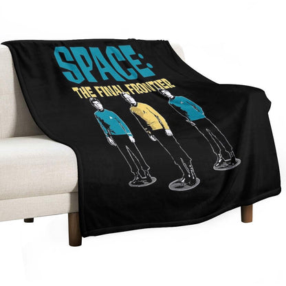 Star Trek - Space The Final Frontier Throw Blanket