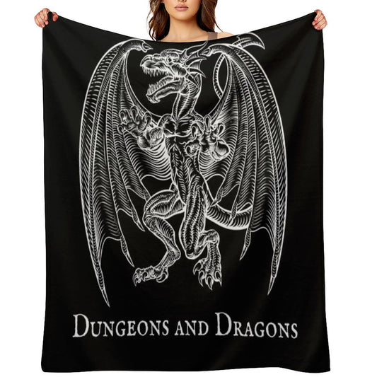 Dungeons And Dragons Design Throw Blanket