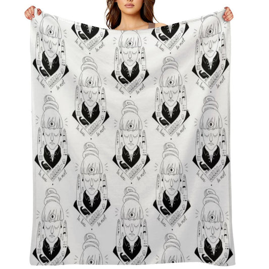 Moon  Death Throw Blanket
