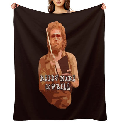 NEEDS MORE COWBELL, PART DEUX Throw Blanket