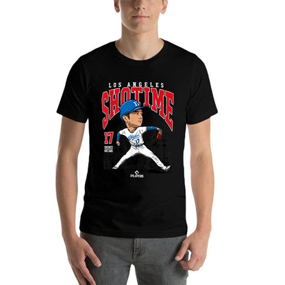 Shohei Ohtani  Los Angeles Baseball MLB Player  MLBOHT3005  Slim-fit Cut T-Shirt