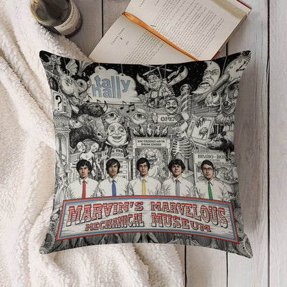 Tally Hall Linen Throw Pillow Cover
