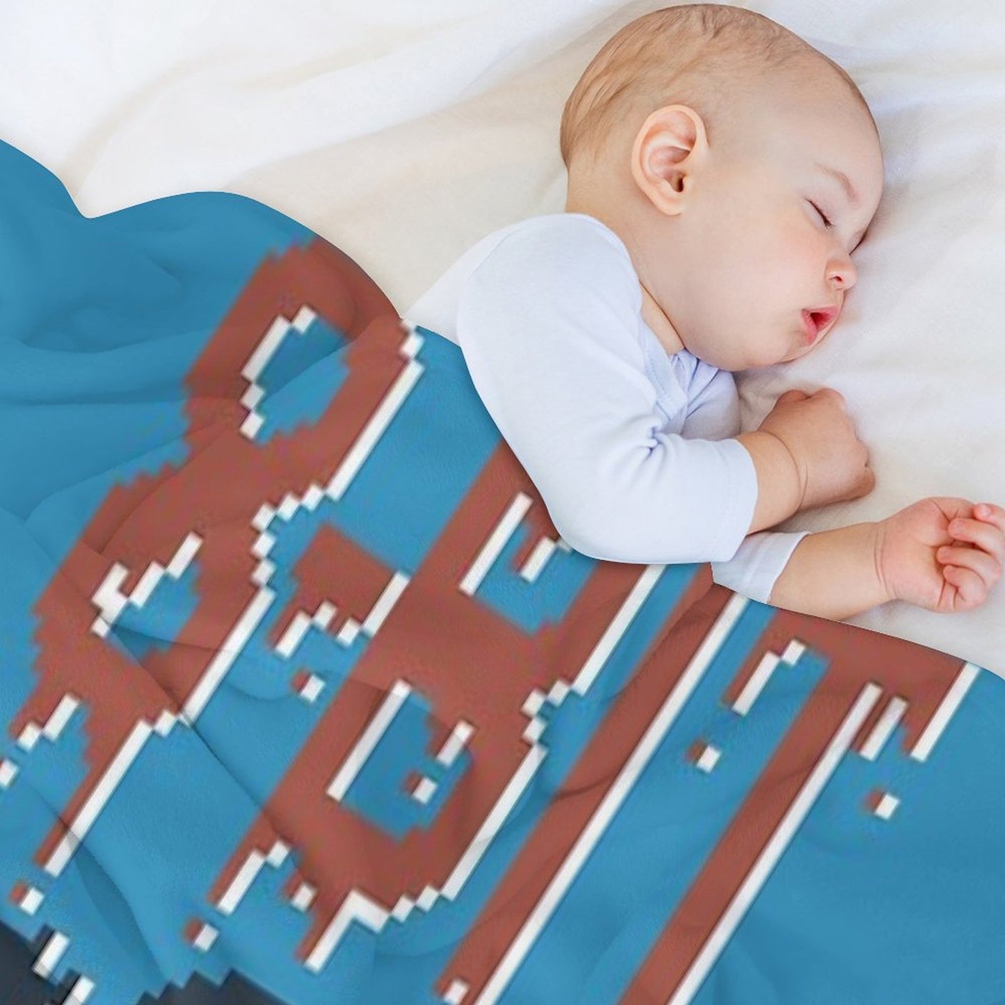 8-Bit By A Vampire Throw Blanket