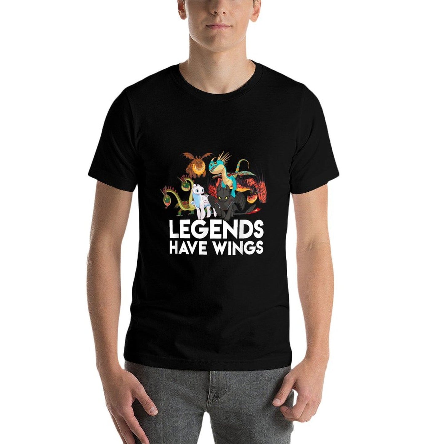 How To Train Your Dragons 3 Hidden World Legends Have Wings  Graphic-printed T-Shirt