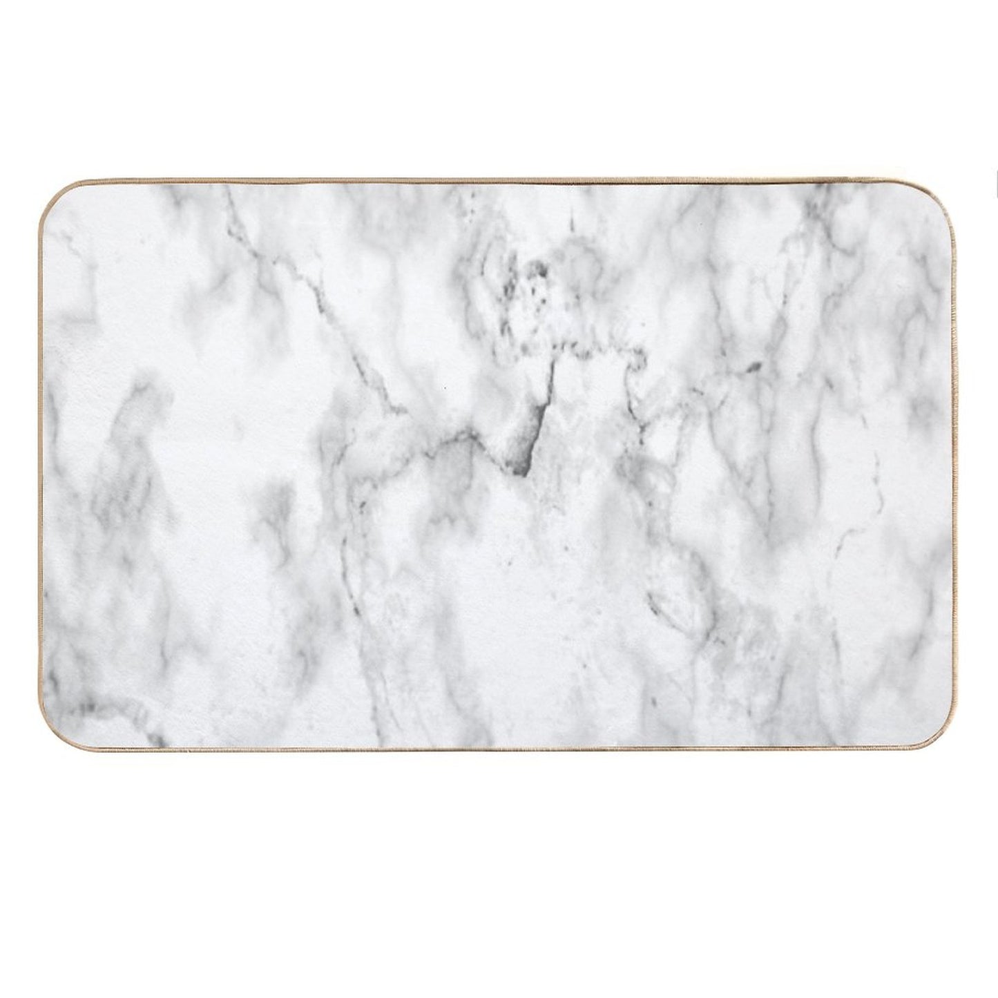Carrara Marble Bath Mat
