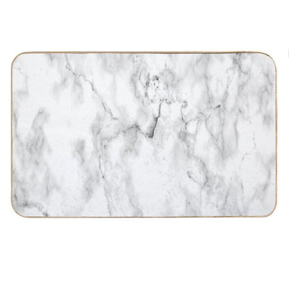 Carrara Marble Bath Mat