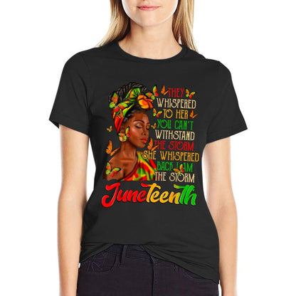 Juneteenth I Am The Storm Black Women Black History Month  Classic T-Shirt