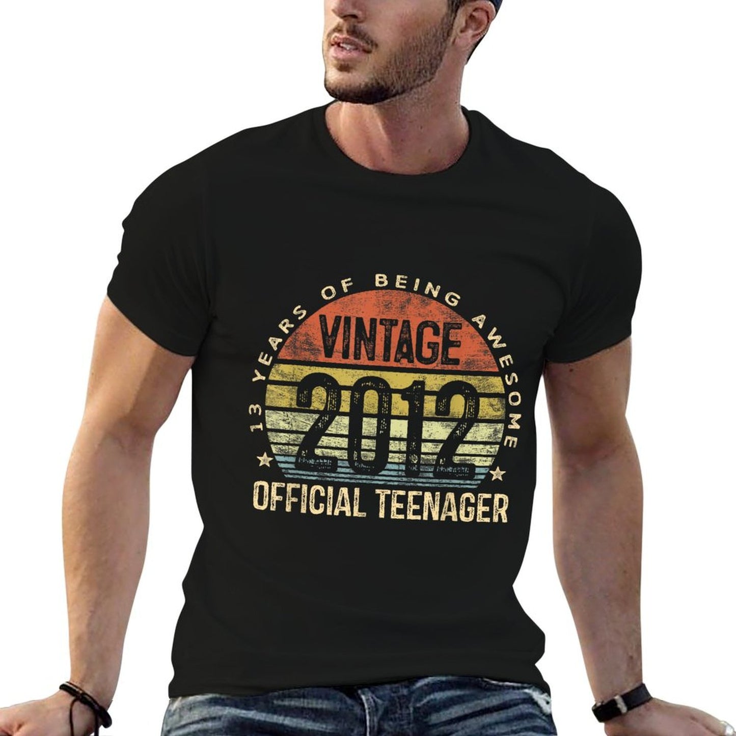 Vintage 2012 Officialnager 13th Birthday Gifts 13 Yr Old T-Shirt