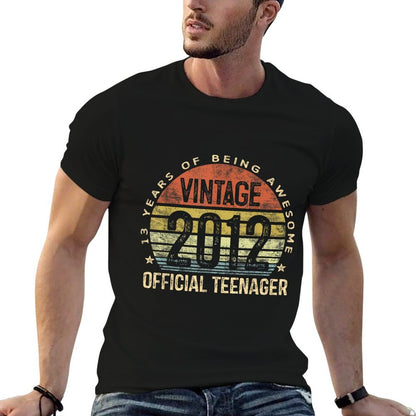 Vintage 2012 Officialnager 13th Birthday Gifts 13 Yr Old T-Shirt