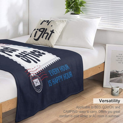 Retired Postal Worker Throw Blanket