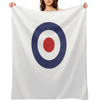Mod 60s Pop Art Target Throw Blanket
