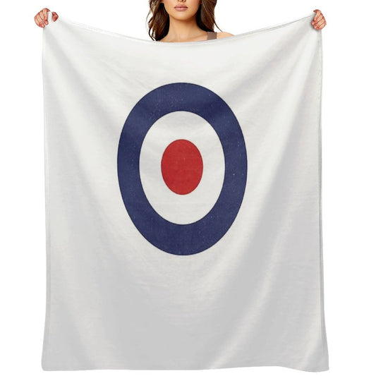 Mod 60s Pop Art Target Throw Blanket