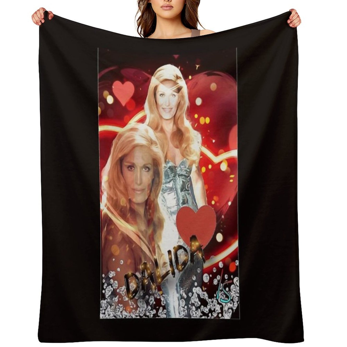 Dalida Throw Blanket