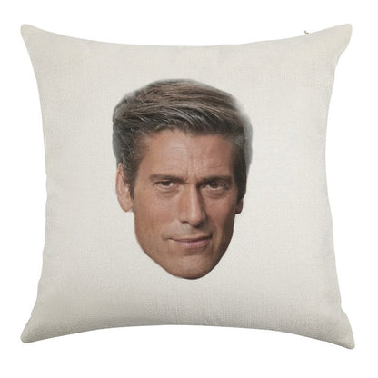 David Muirhead Linen Throw Pillow Cover