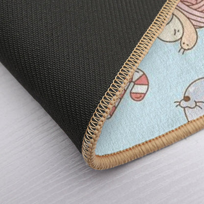 Bubu The Guinea Pig, South Pole Holiday Bath Mat