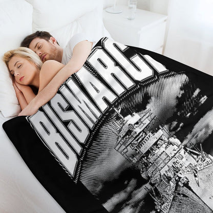 Battleship Bismarck Throw Blanket