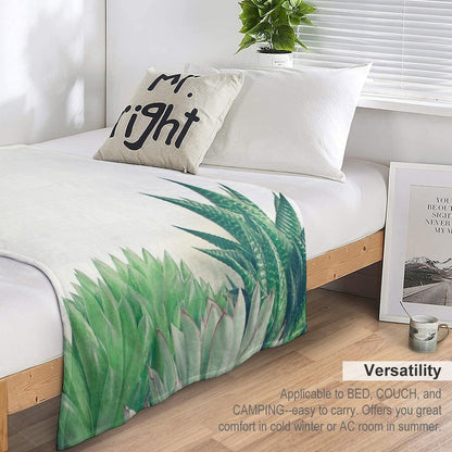 Succulent Forest Throw Blanket