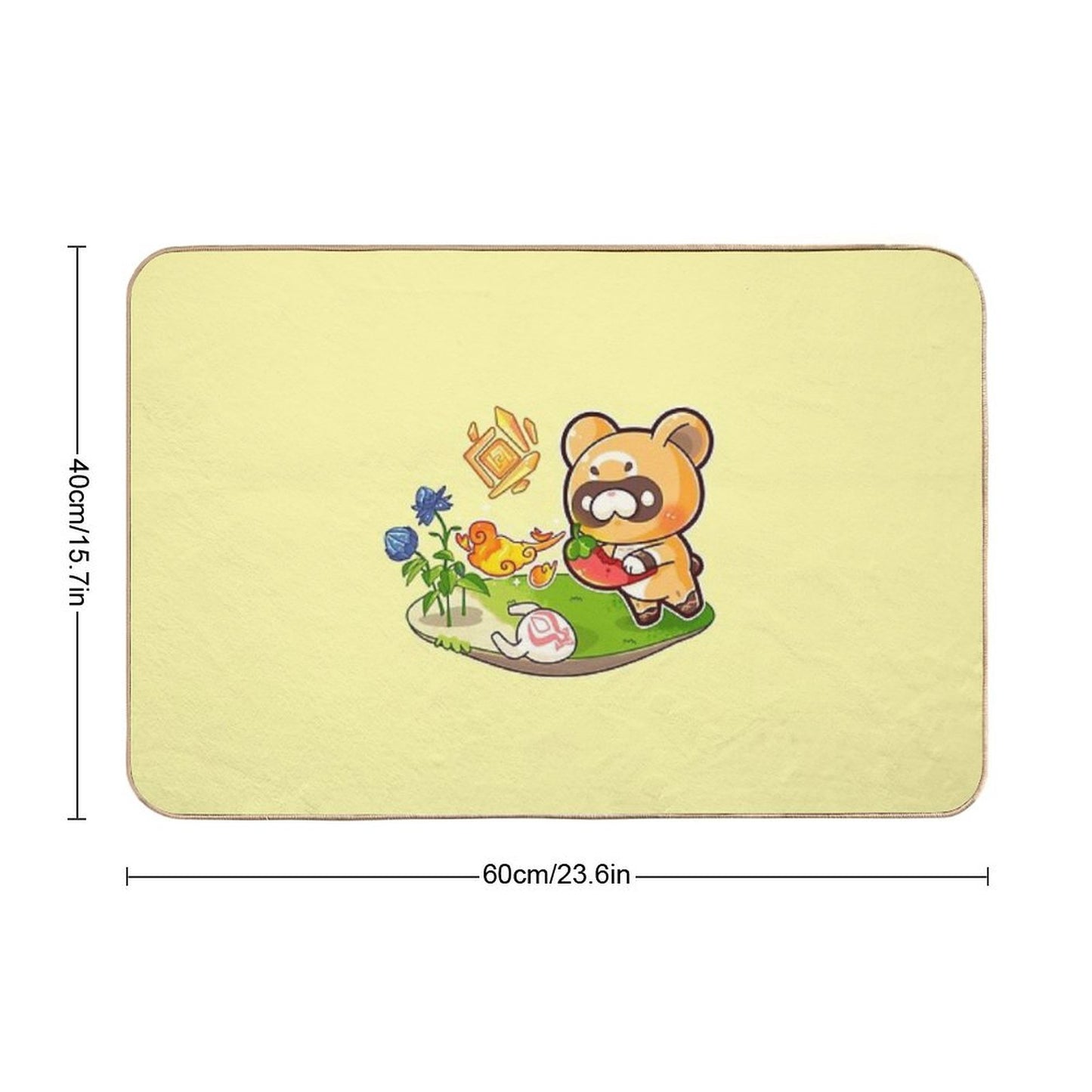 Guoba! - Genshin Impact Bath Mat