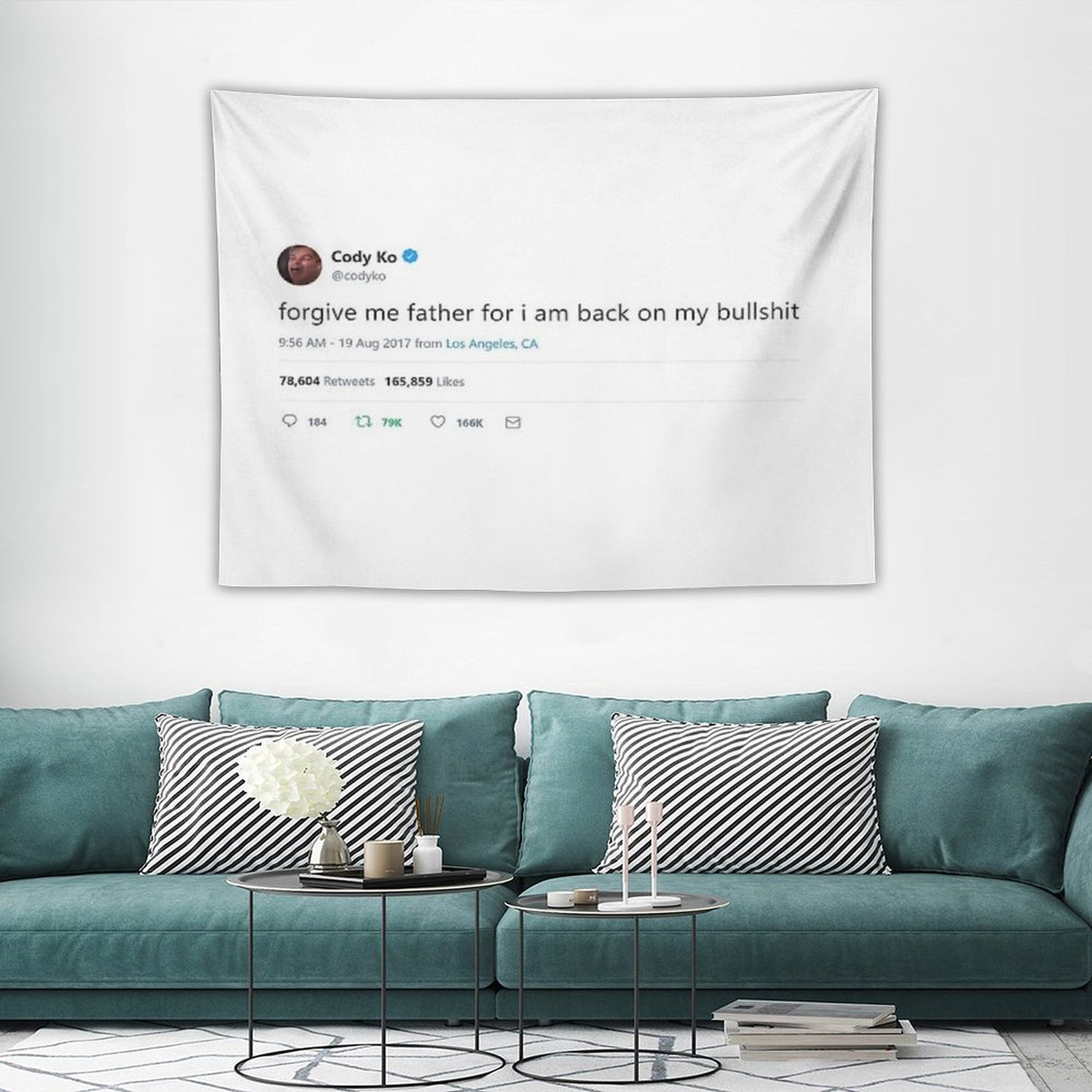 Cody Ko Tweet Tapestry
