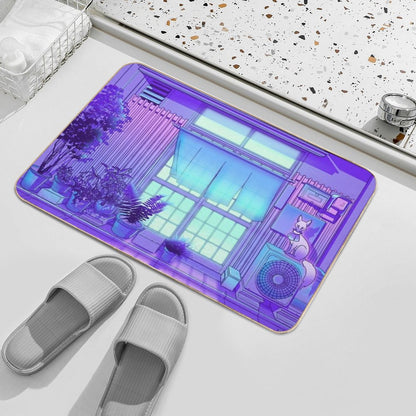 Inari Night  Non-Slip Bath Mat