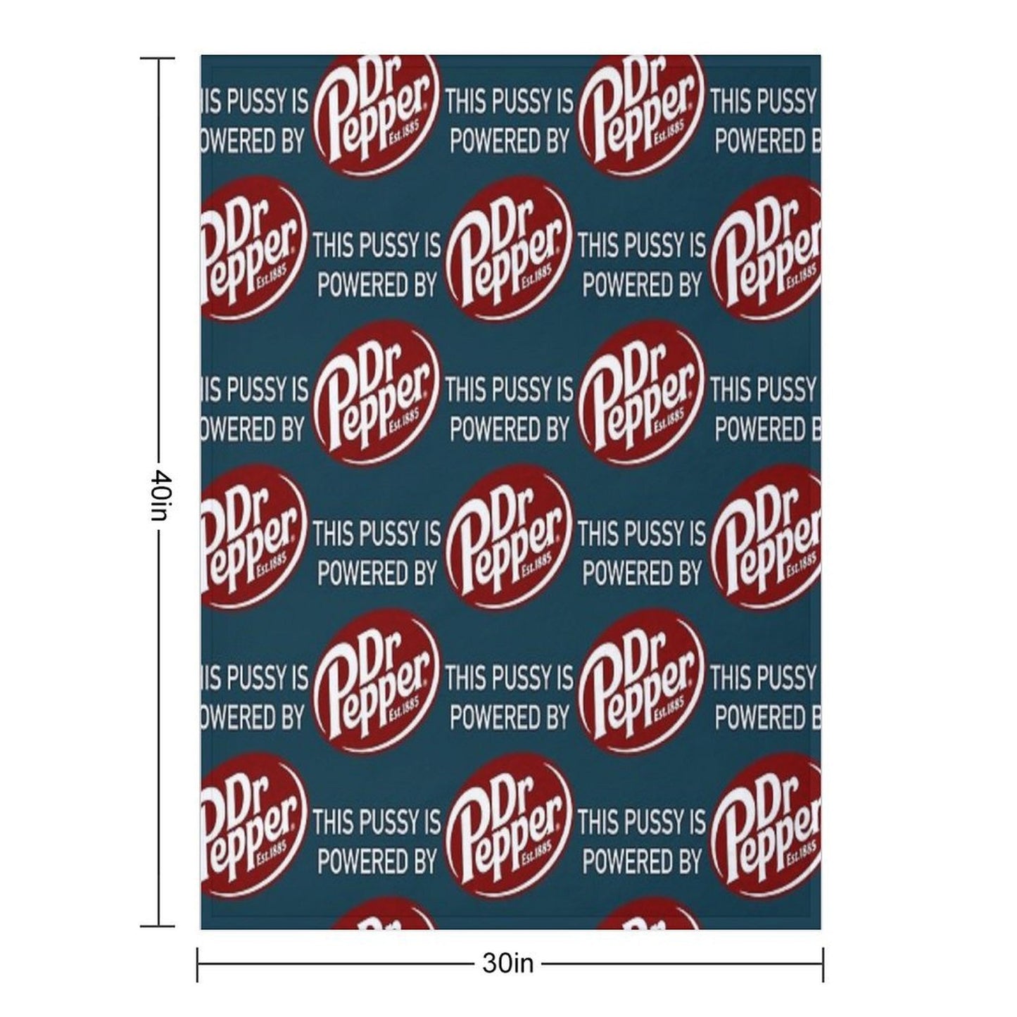 This Cat Is Powered By Dr Pepper Throw Blanket