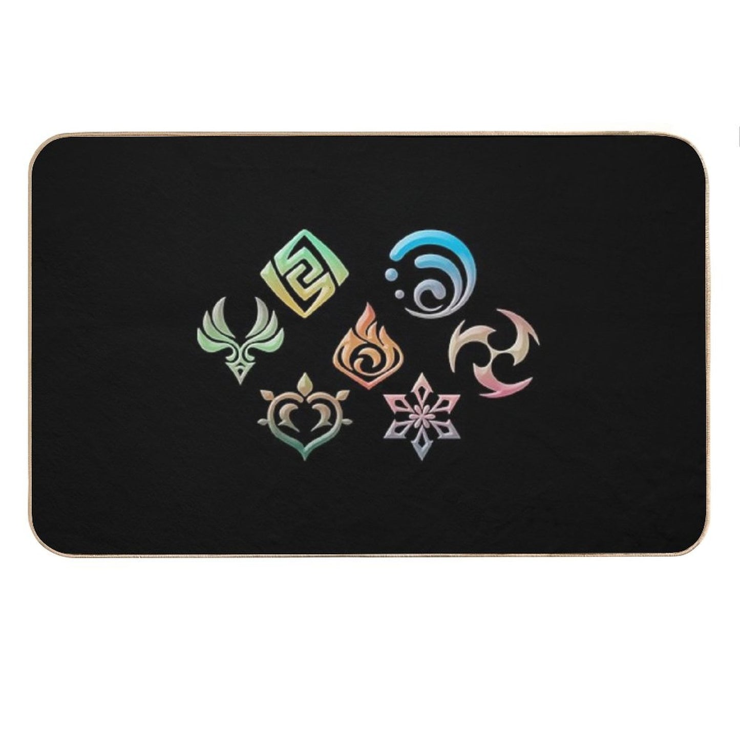 Genshin Impact Elements Bath Mat