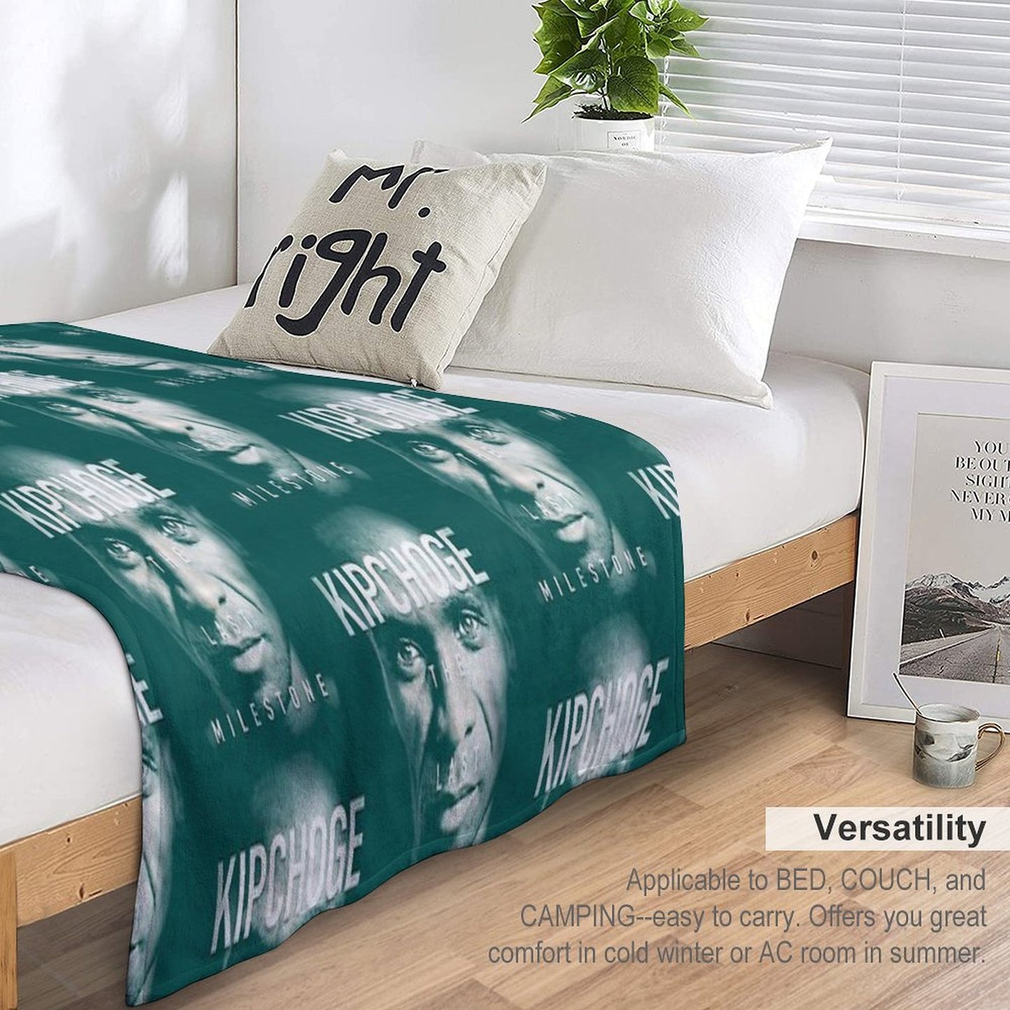 Kipchoge The Last Milestone Throw Blanket