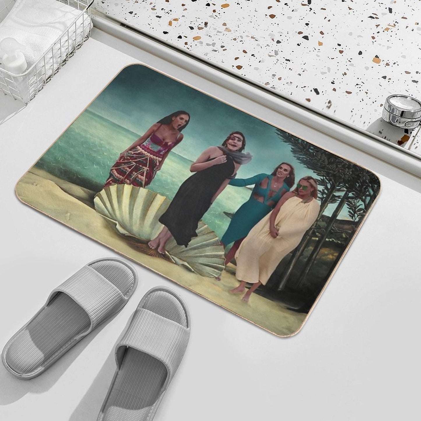 The Real Housewives of Shock Wave Bath Mat