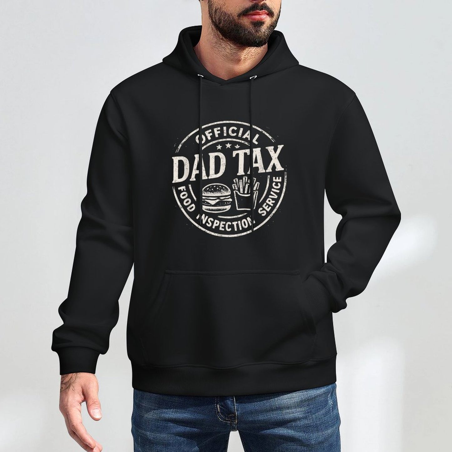 Dad Tax, Funny Papa Daddy Fathers Day Layering Staple Hoodie