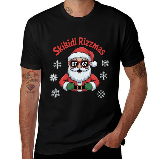 Merry Rizz Mas 67 Sigmas- Funny School Christmas Premium Tri-Blend  Affordable Price T-Shirt