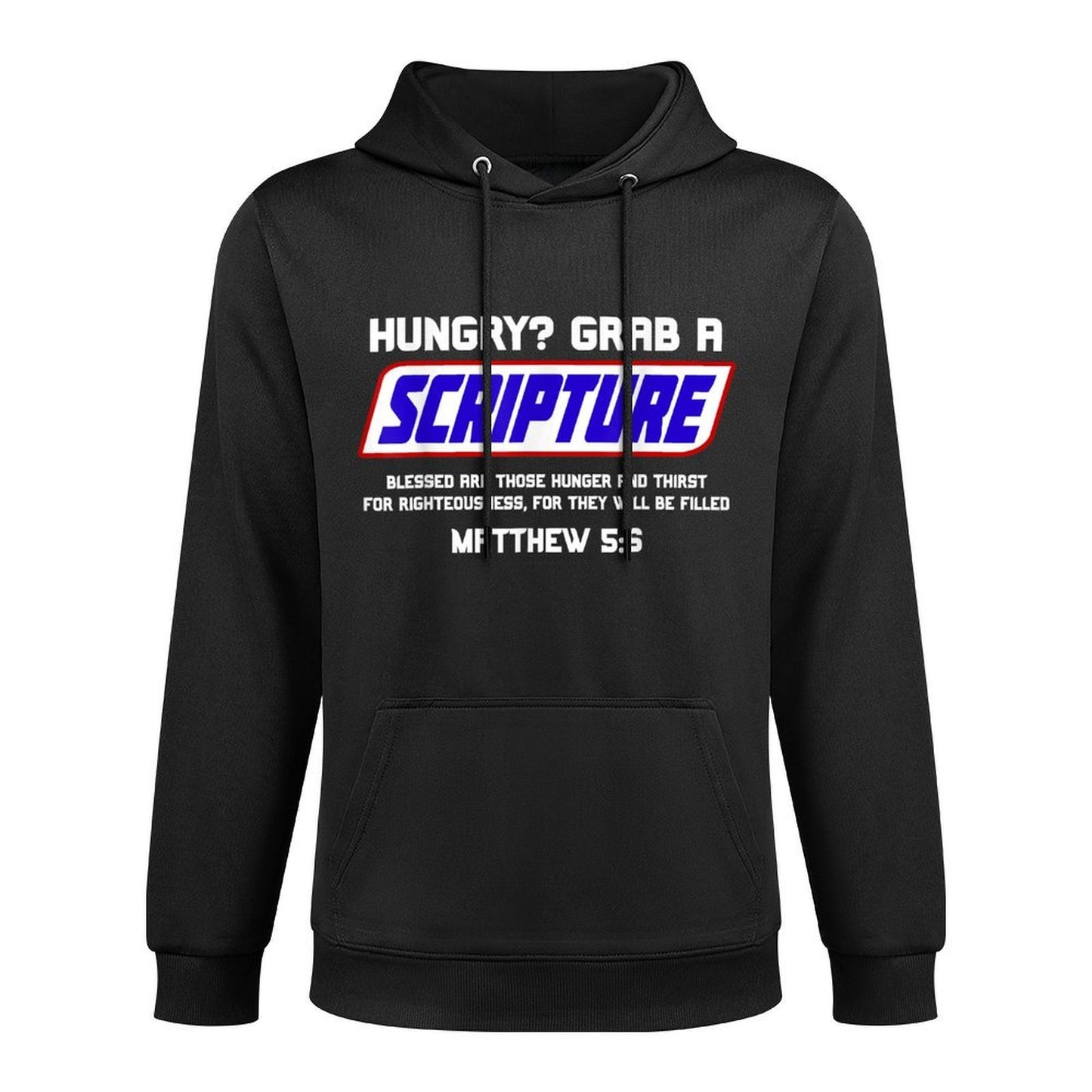 Funny Scripture Gifts, Bible Verse, Famous Scriptures, Quote Cotton-Polyester Blend Hoodie