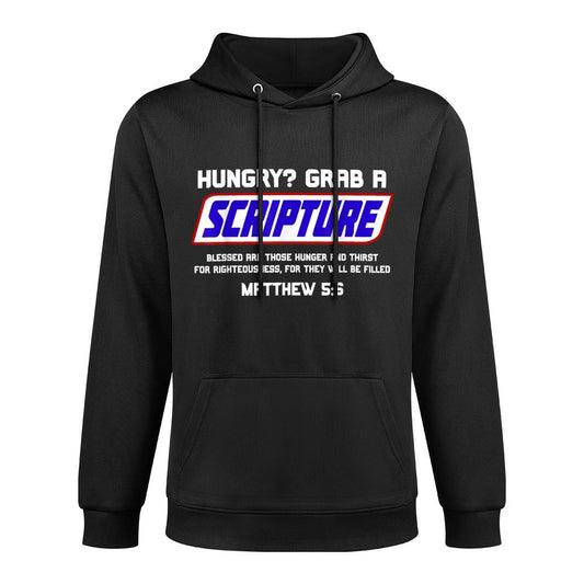 Funny Scripture Gifts, Bible Verse, Famous Scriptures, Quote Cotton-Polyester Blend Hoodie