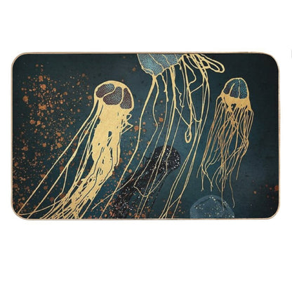 Metallic Jellyfish Bath Mat
