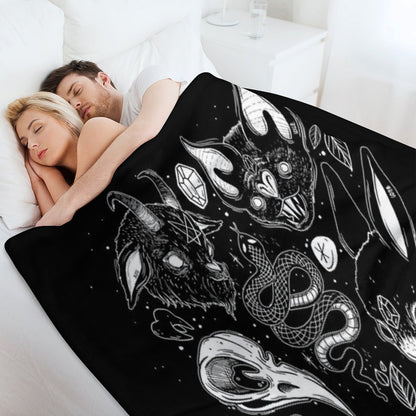 FAMILIAR SPIRITS Throw Blanket