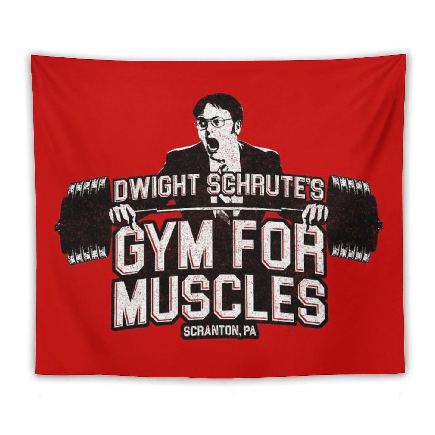 Dwight Schrute's Gym For Muscles Tapestry
