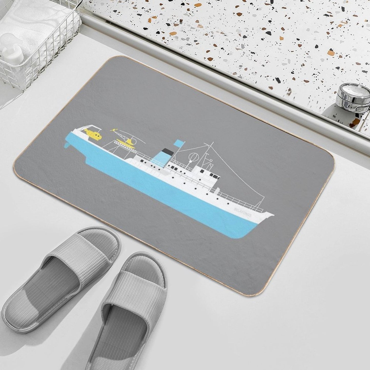 Life Aquatic by Steve Zissou - The Belafonte Bath Mat