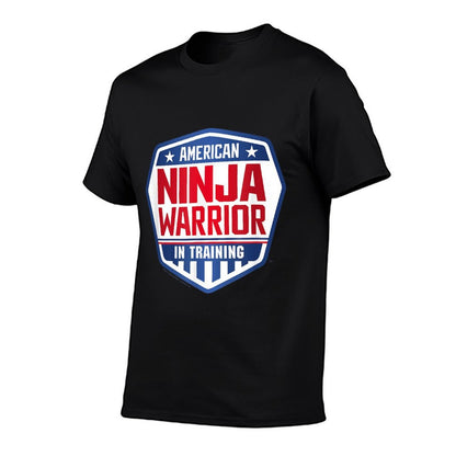 American Ninja Warrior In Training  Oversized Silhouette T-Shirt