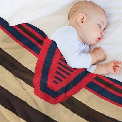 Indigenous Designs I  Chief's Blanket  Navajo Weavings Throw Blanket