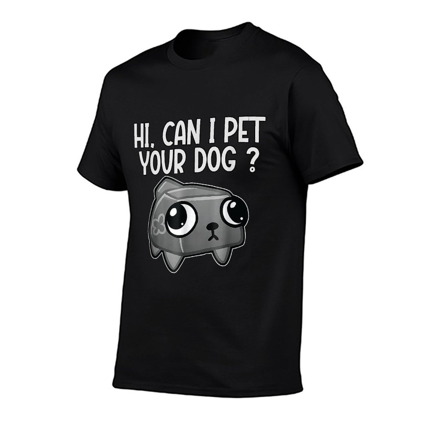 Dandy's World Pebble  Can I Pet Your Dog Dandy's World  Heathered Texture T-Shirt
