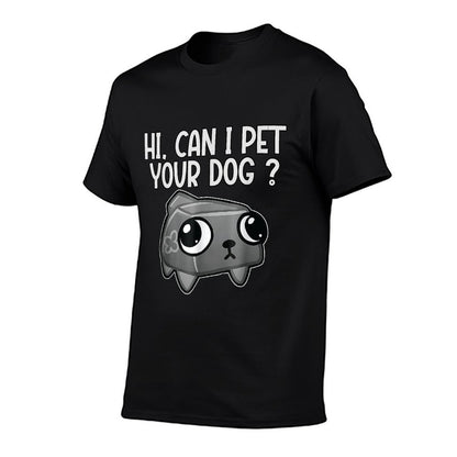 Dandy's World Pebble  Can I Pet Your Dog Dandy's World  Heathered Texture T-Shirt
