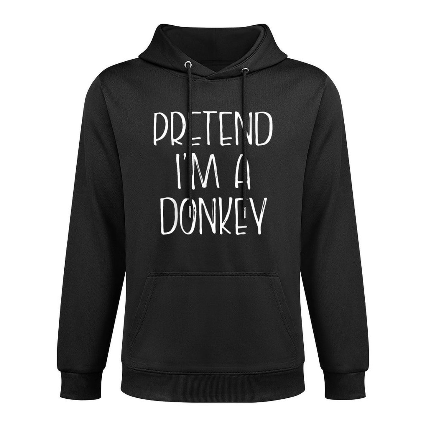 Pretend Im A Donkey Halloween Costume Group Couple Matching Shrink-Resistant Hoodie