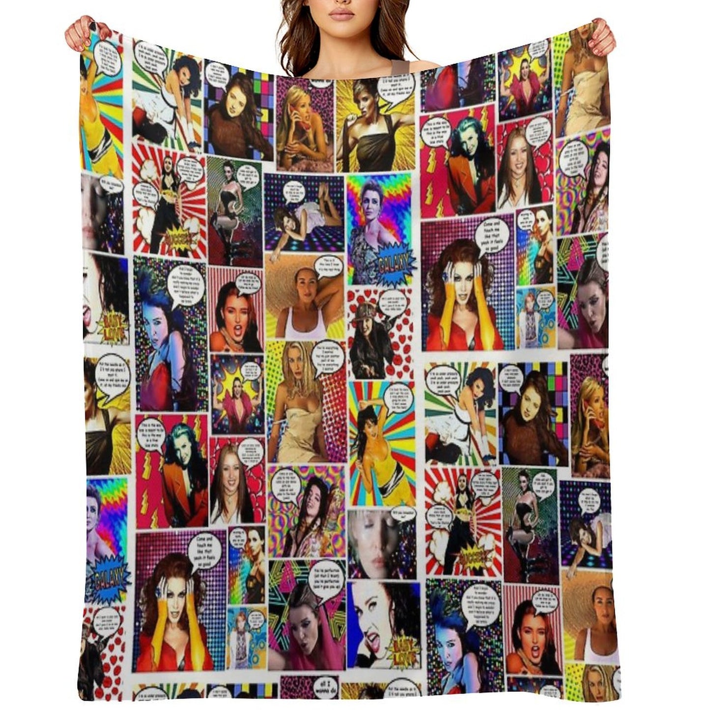 Dannii Minogue Goes Pow WOW #30 Throw Blanket