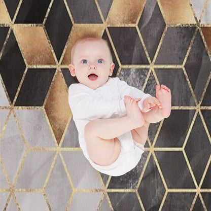 Smoky Cubes Throw Blanket