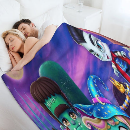 Super Monsters Throw Blanket
