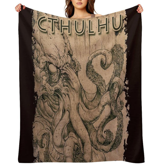 Cthulhu The Ancient Throw Blanket