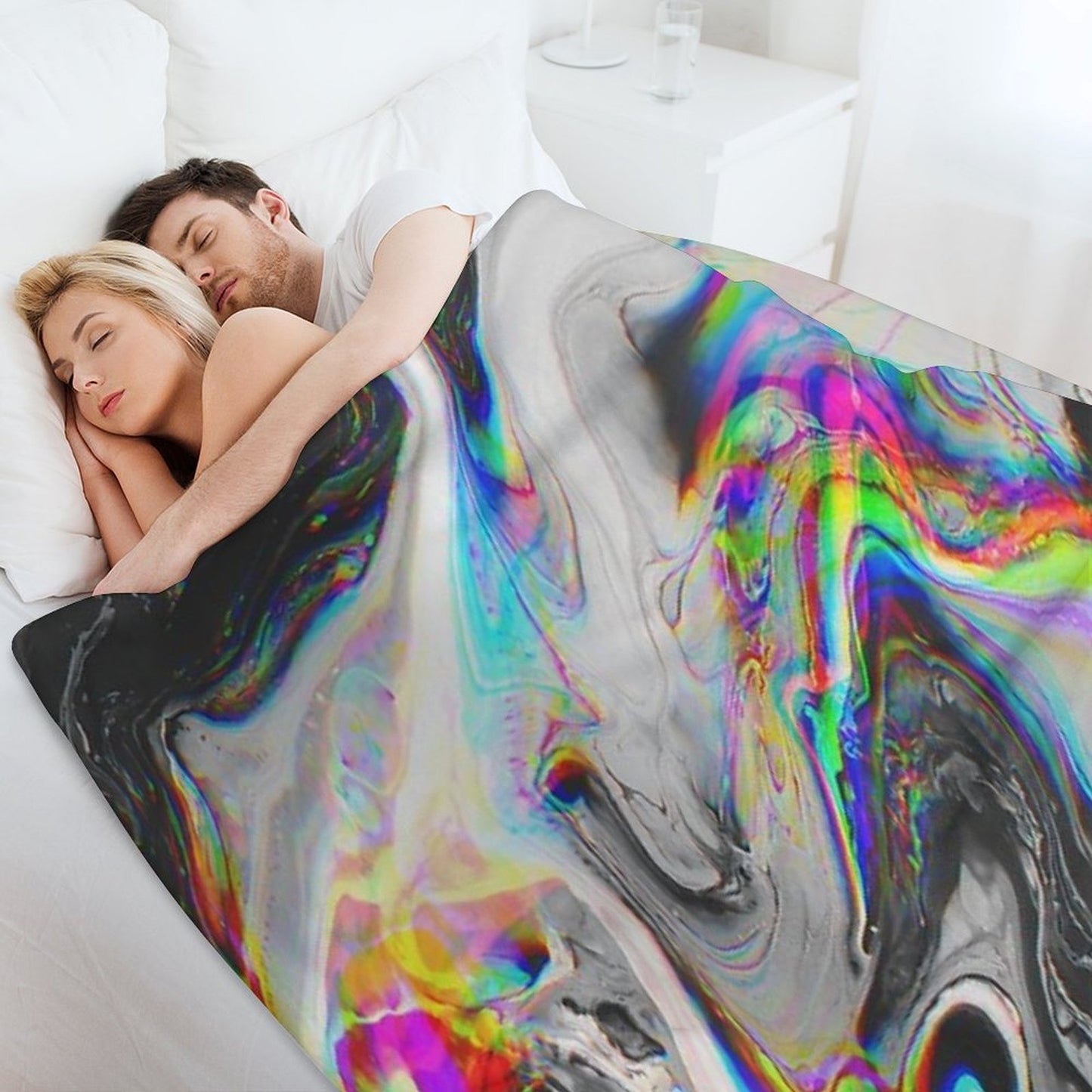 CONFUSION IN HER EYES THAT SAYS IT ALL Throw Blanket