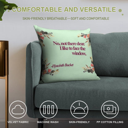 Hyacinth Bucket Quotes Soft Easy Maintenance Throw Pillow