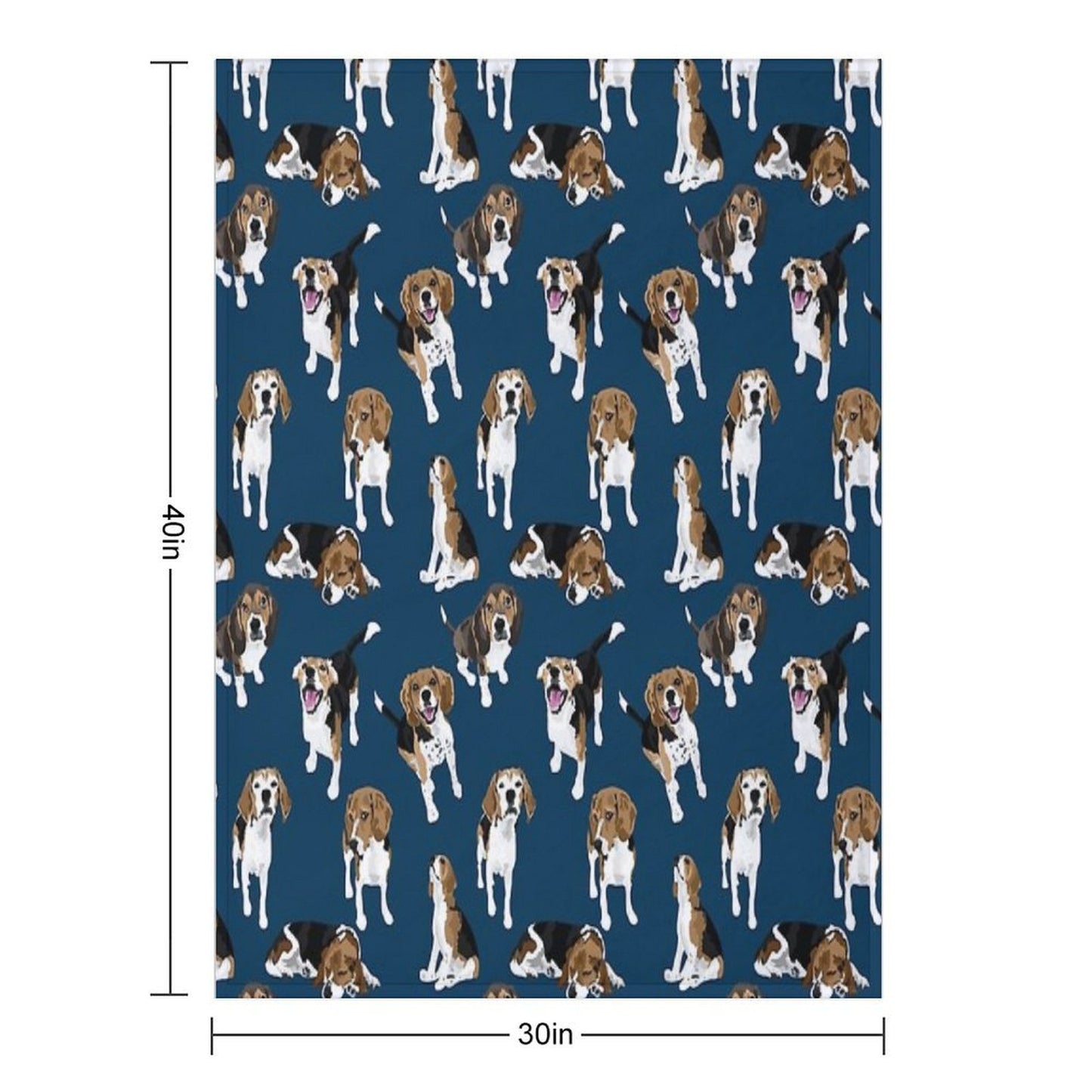 Beagle Throw Blanket