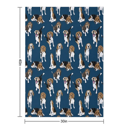 Beagle Throw Blanket