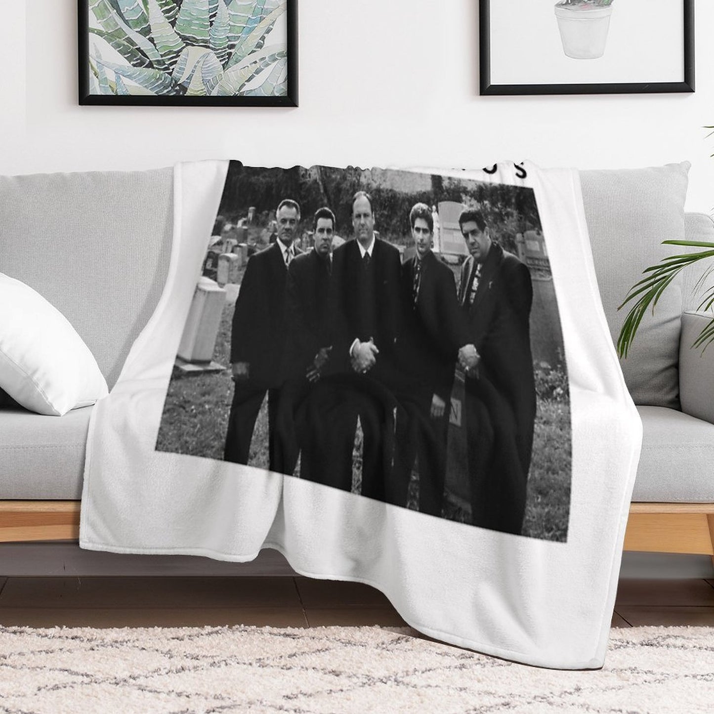The Sopranos - Retro Throw Blanket